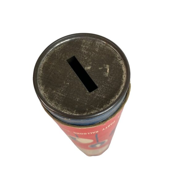 Vintage Bayshore's Speed-E-Air Balloon Inflator Tin Can Clown Graphics 10" Tall - Picture 6 of 8